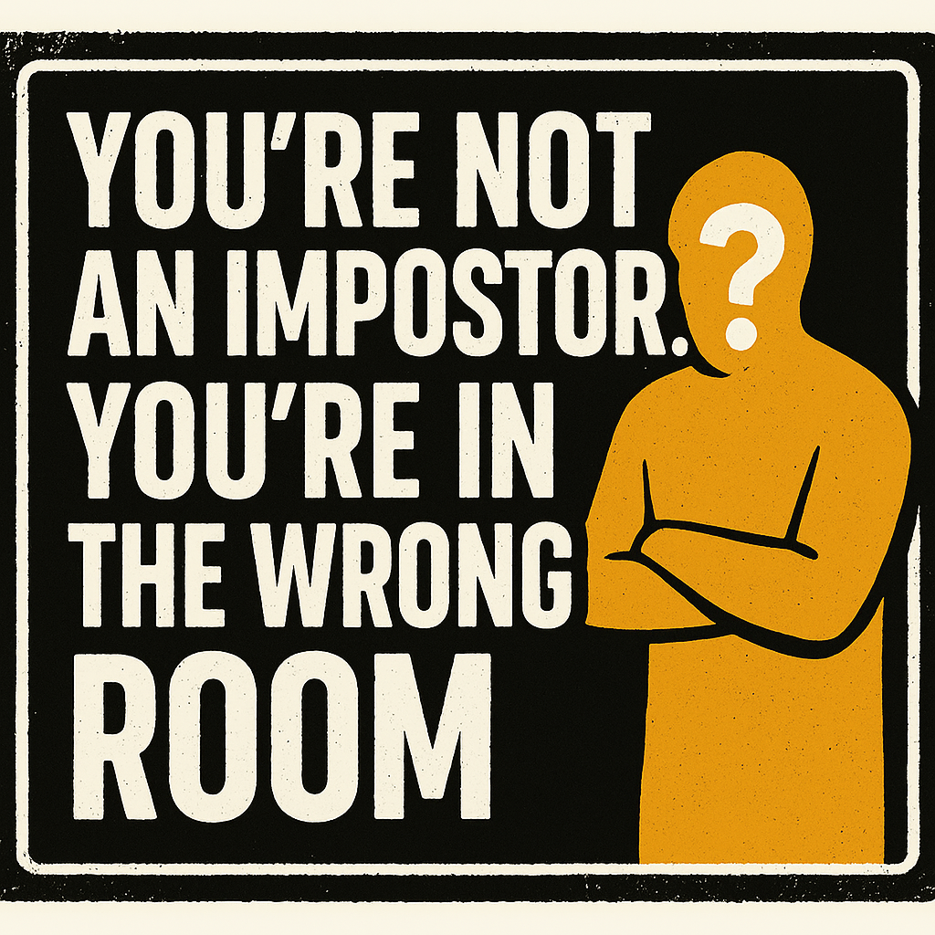 You’re Not an Impostor. You’re in the Wrong Room.