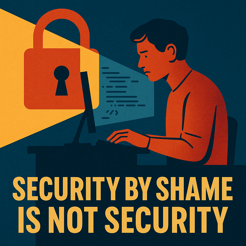 Security by Shame is Not Security