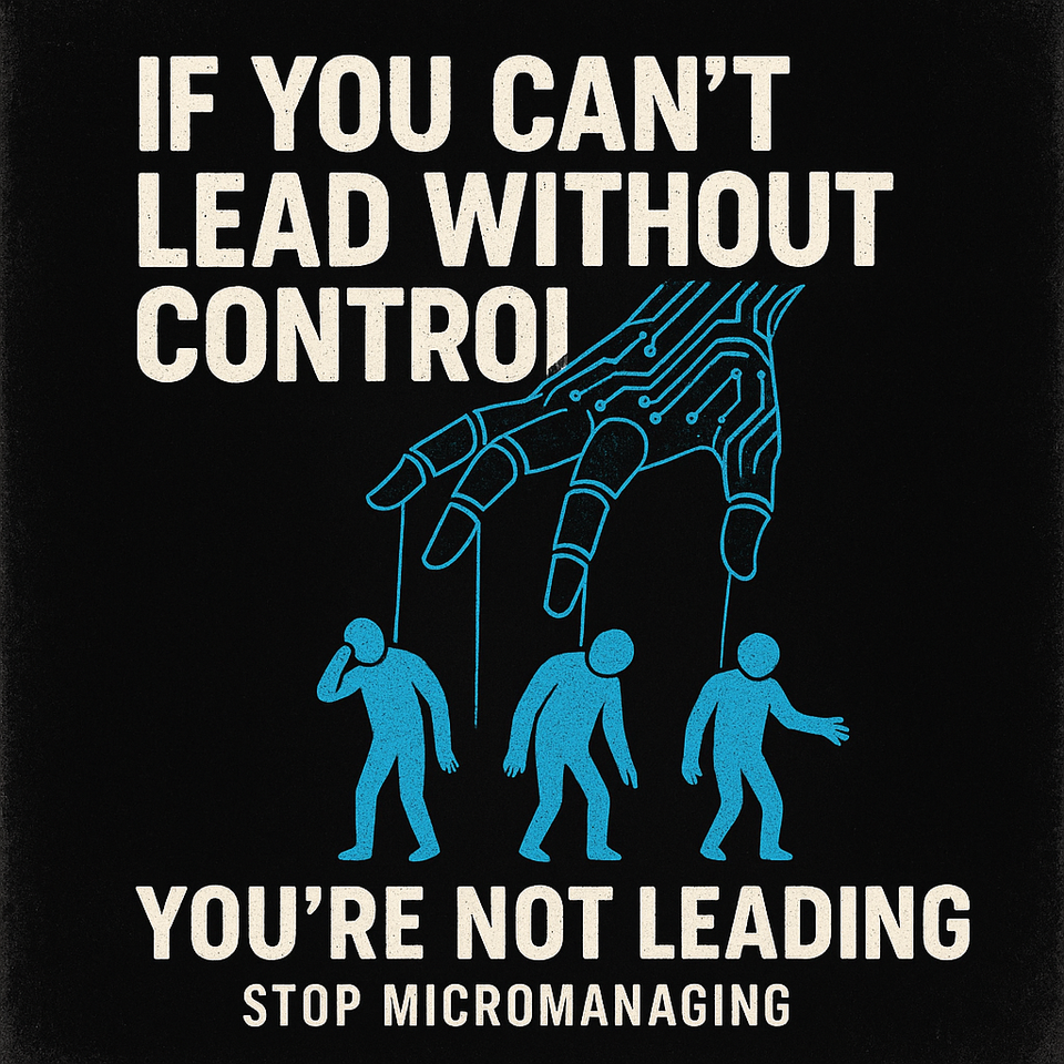 🎮 If You Can’t Lead Without Control, You’re Not Leading